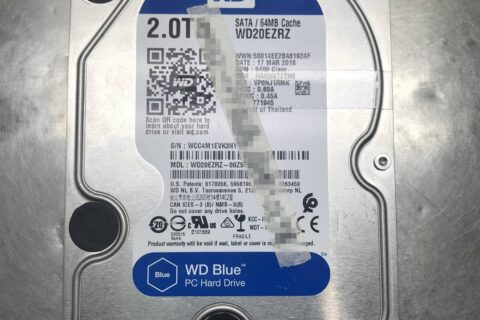 WD20EZRZ-00Z5HB0西数2TB台式机硬盘磁头损坏开盘数据恢复成功