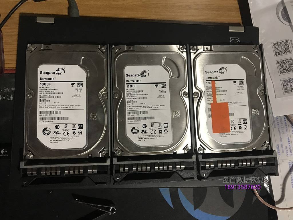成功恢复IBM邮件服务器三盘RAID5数据恢复，1号盘损坏严重2号盘很早就离线