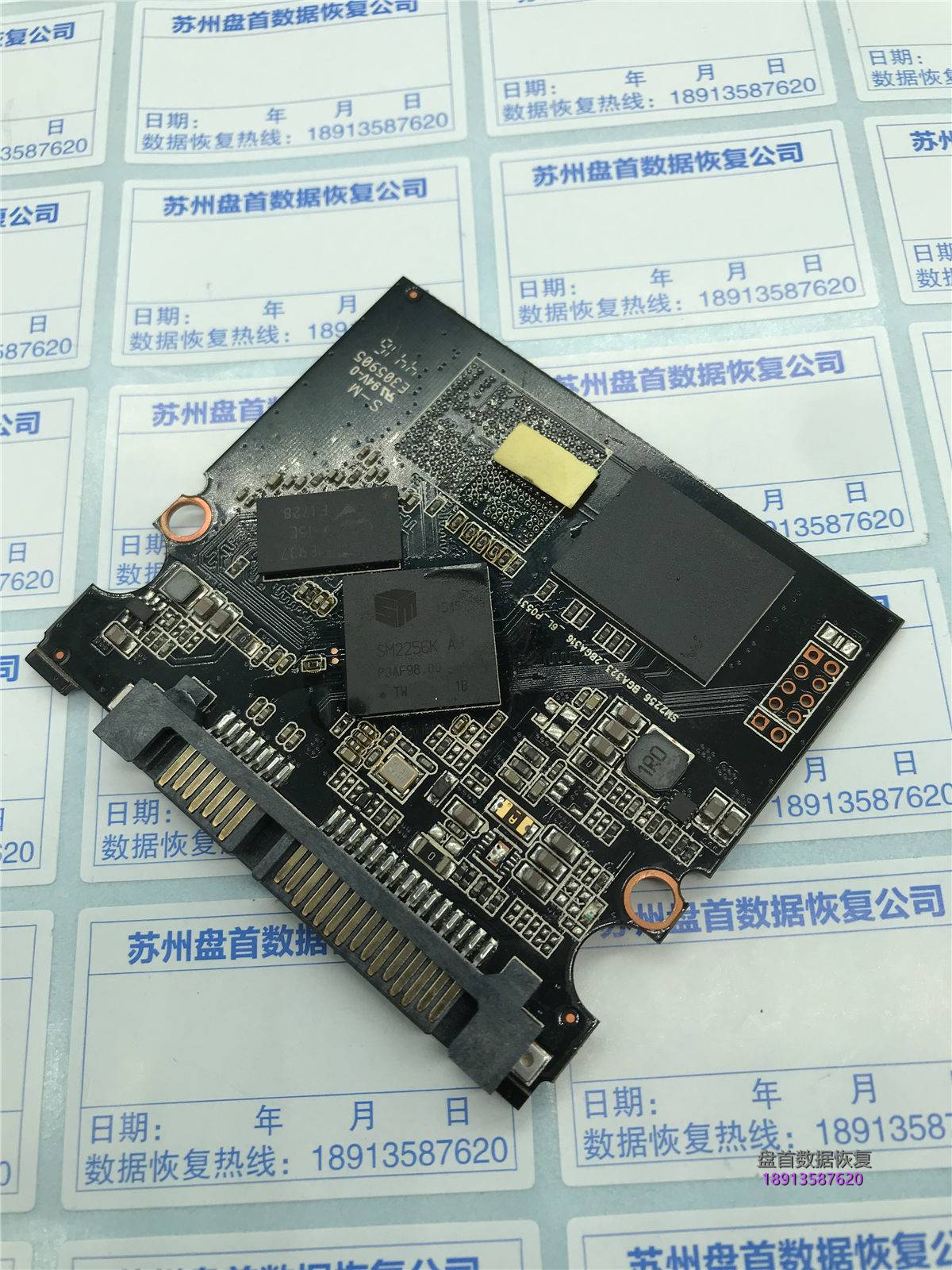 亿储240G固态硬盘SM2256K主控二次恢复成功