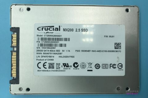 成功修复英睿达MX200 CT250MX200SSD1掉盘无法识别读不出数据恢复成功