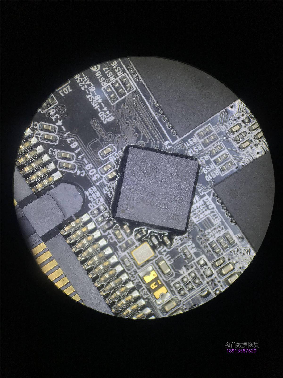 惠普固态硬盘数据恢复成功HP S700 120G H6008主控