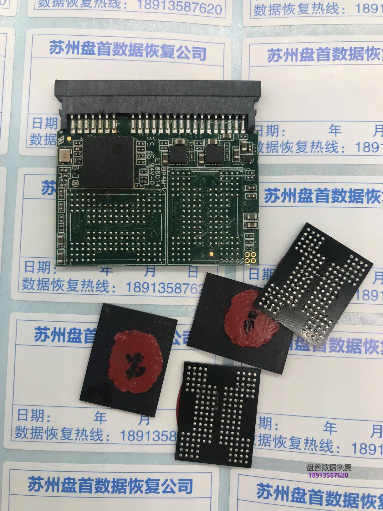 雷克沙CFast 2.0 3600X高速CF卡损坏无法识别芯片级数据恢复完美成功