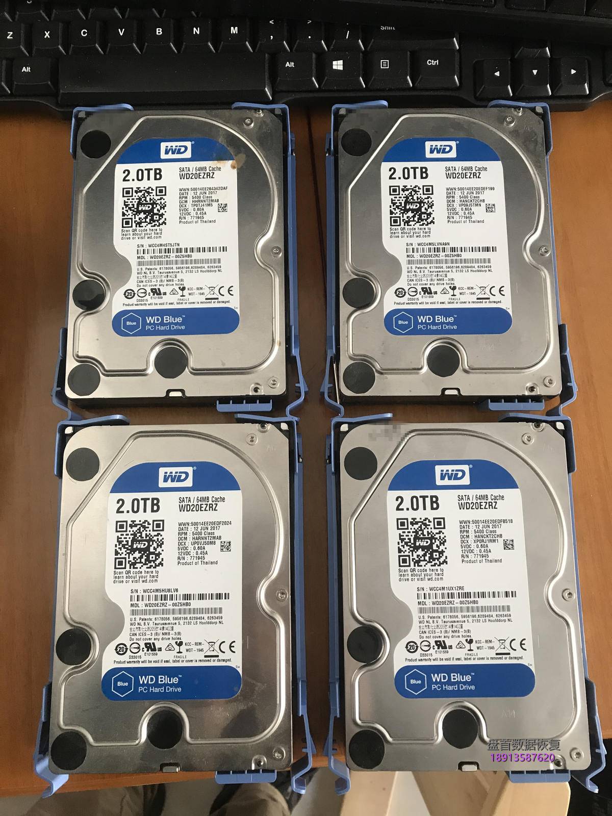 DELL服务器4盘RAID0数据恢复成功