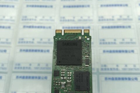 三星PM871 256G固态硬盘PCB短路FLASH搬板数据恢复成功