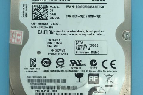 SSHD通电不转ST500LM000固态混合盘NAND损坏通病导致不转数据恢复成功