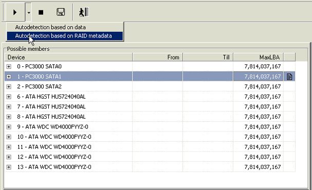 如何使用PC3000 DE Data Extractor RAID Edition恢复BtrFS文件系统RAID的数据恢复