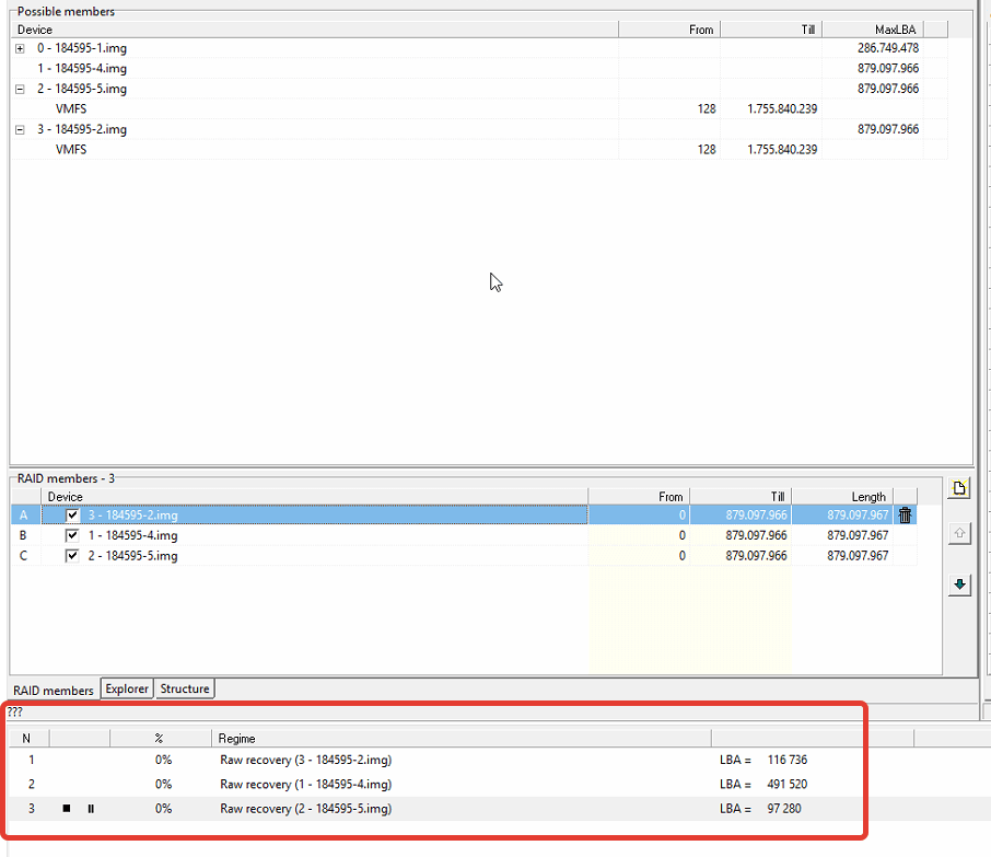 使用PC-3000 DE. Data Extractor RAID Edition 进行VMFS虚拟化数据恢复