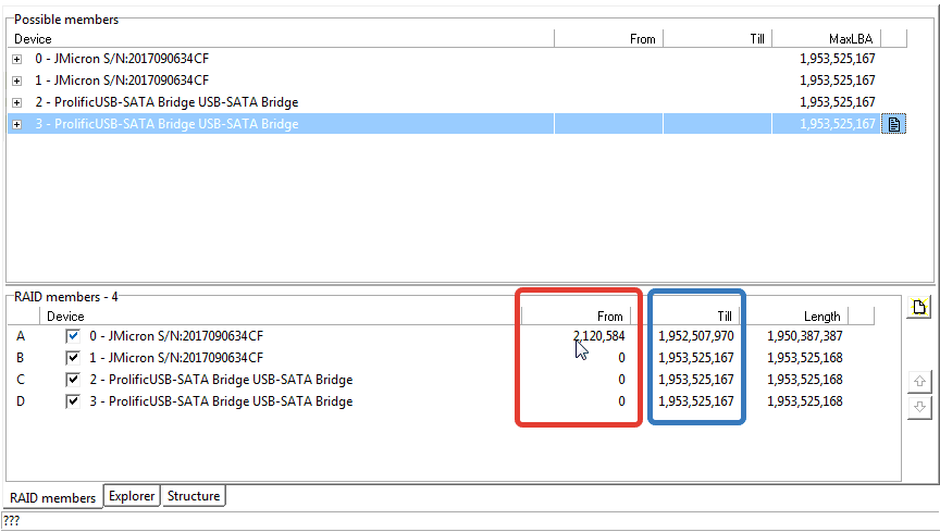PC3000 DE Data Extractor RAID Edition 如何使用Ext4文件系统元数据构建RAID阵列