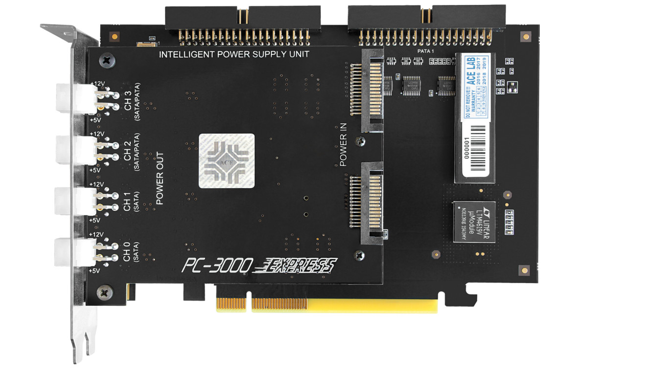 PC3000 for HDD PC-3000 Express Rev 2.0 的主要特点