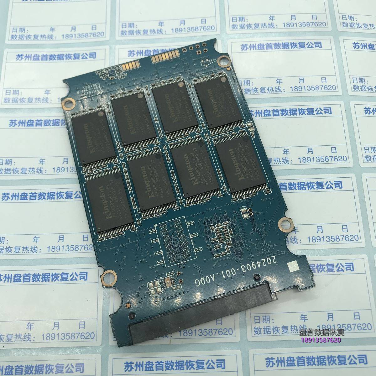 金士顿V400 SSD坏块严重分区丢失分区打不开文件丢失主控88SS1074-BSW2SSD数据恢复成功