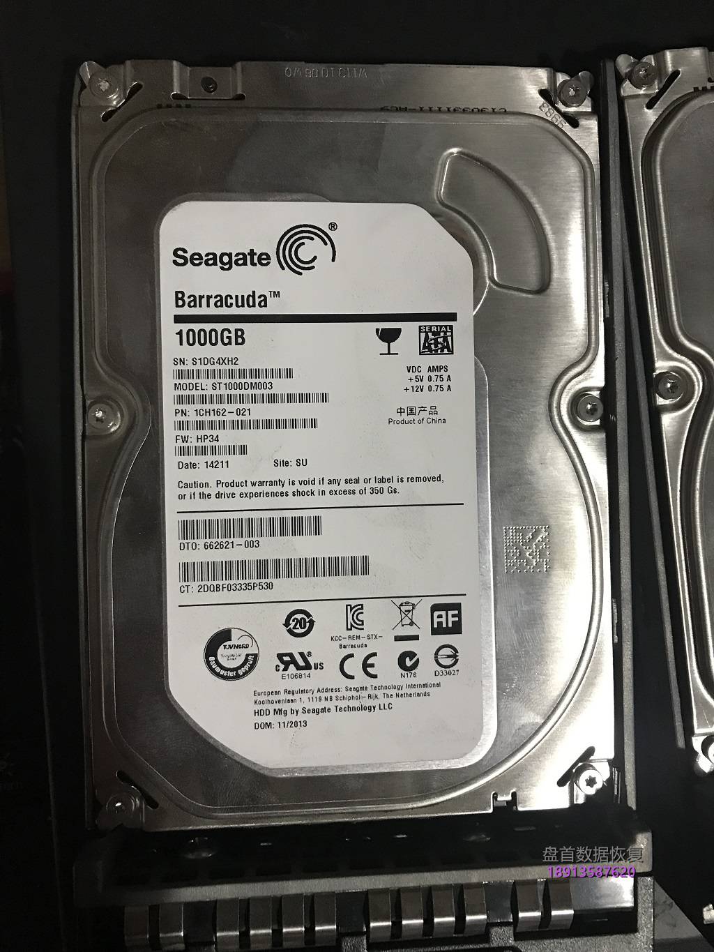 成功恢复IBM邮件服务器三盘RAID5数据恢复，1号盘损坏严重2号盘很早就离线