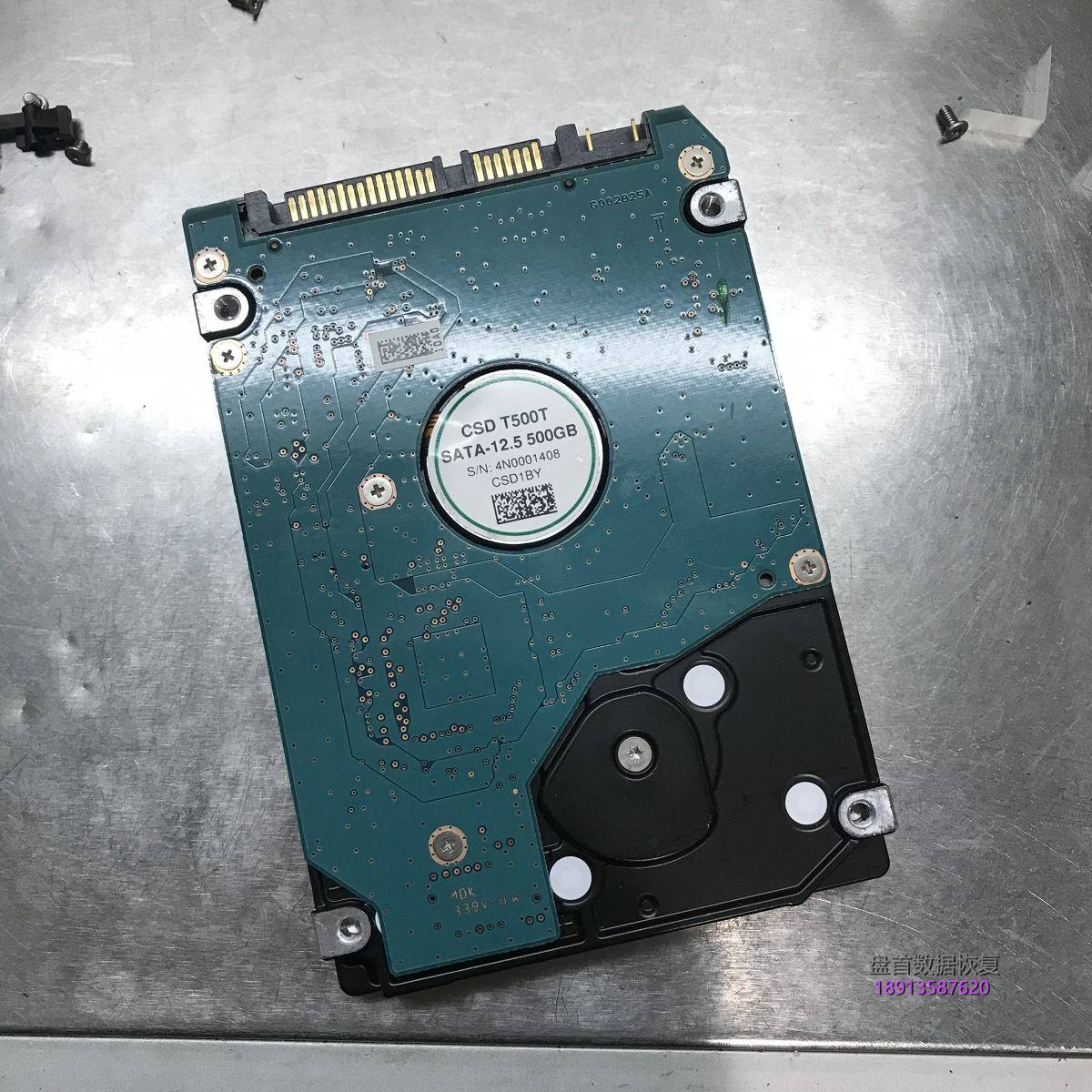 东芝硬盘MK1059GSM二次开盘数据恢复成功