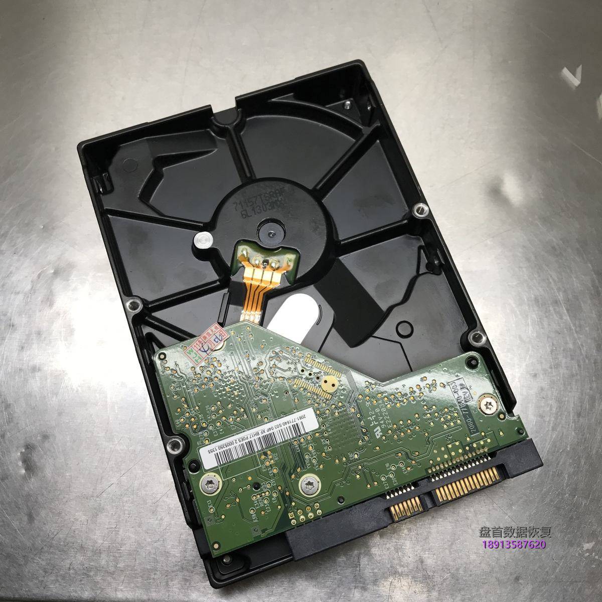 WD5000AAKX-001CA0硬盘磁头损坏敲盘异响