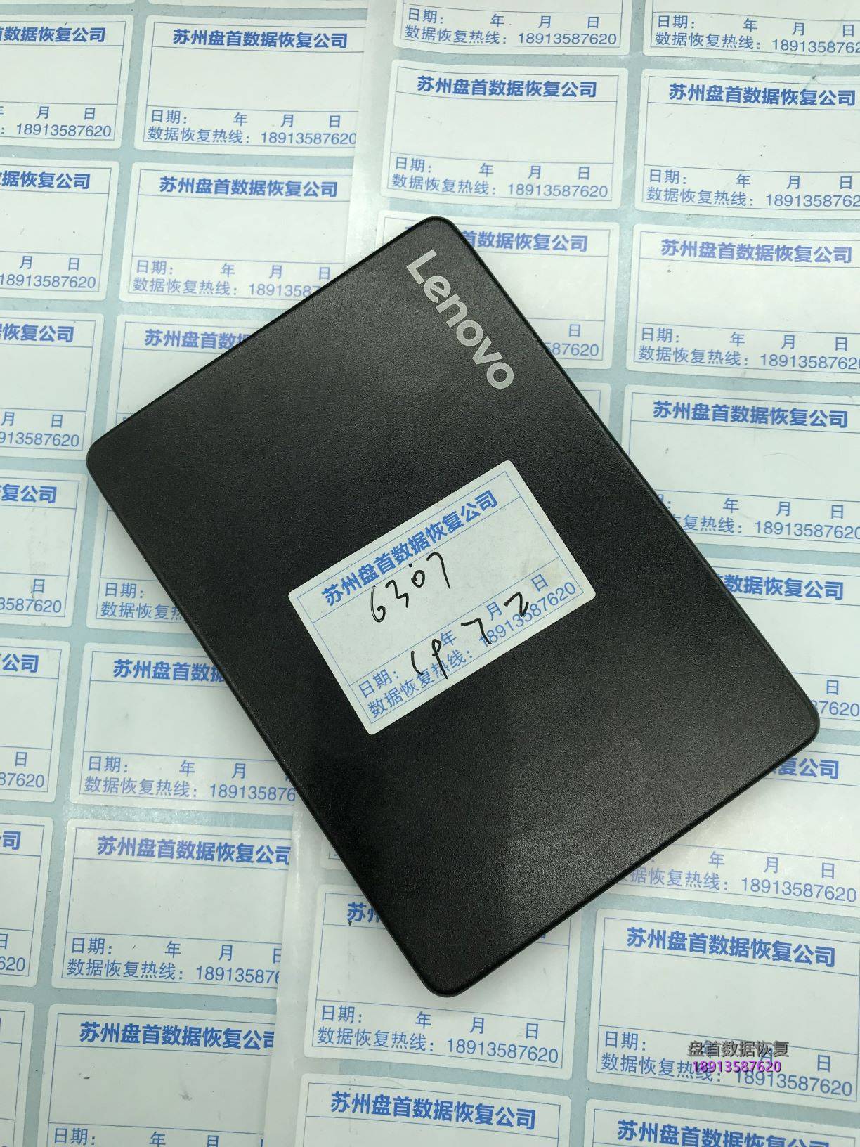 二次成功恢复SM2258XT主控的联想SL500 240G固态无法识别读不取盘