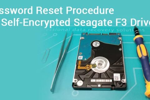 使用PC-3000重置Seagate F3硬盘上自加密或用户加密的密码处理过程