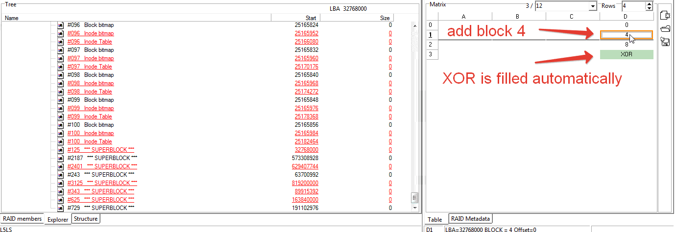 PC3000 DE Data Extractor RAID Edition 如何使用Ext4文件系统元数据构建RAID阵列