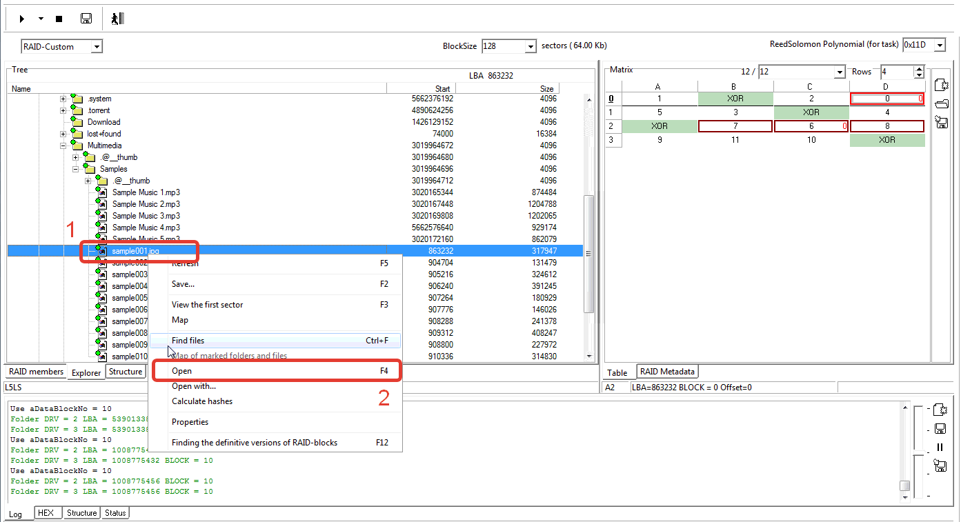 PC3000 DE Data Extractor RAID Edition 如何使用Ext4文件系统元数据构建RAID阵列