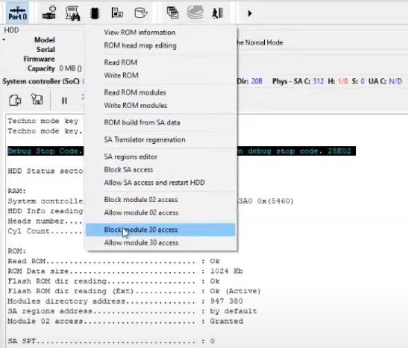 使用PC3000 7.2 版本修复西部数据SMR叠瓦盘的二级翻译器（T2）