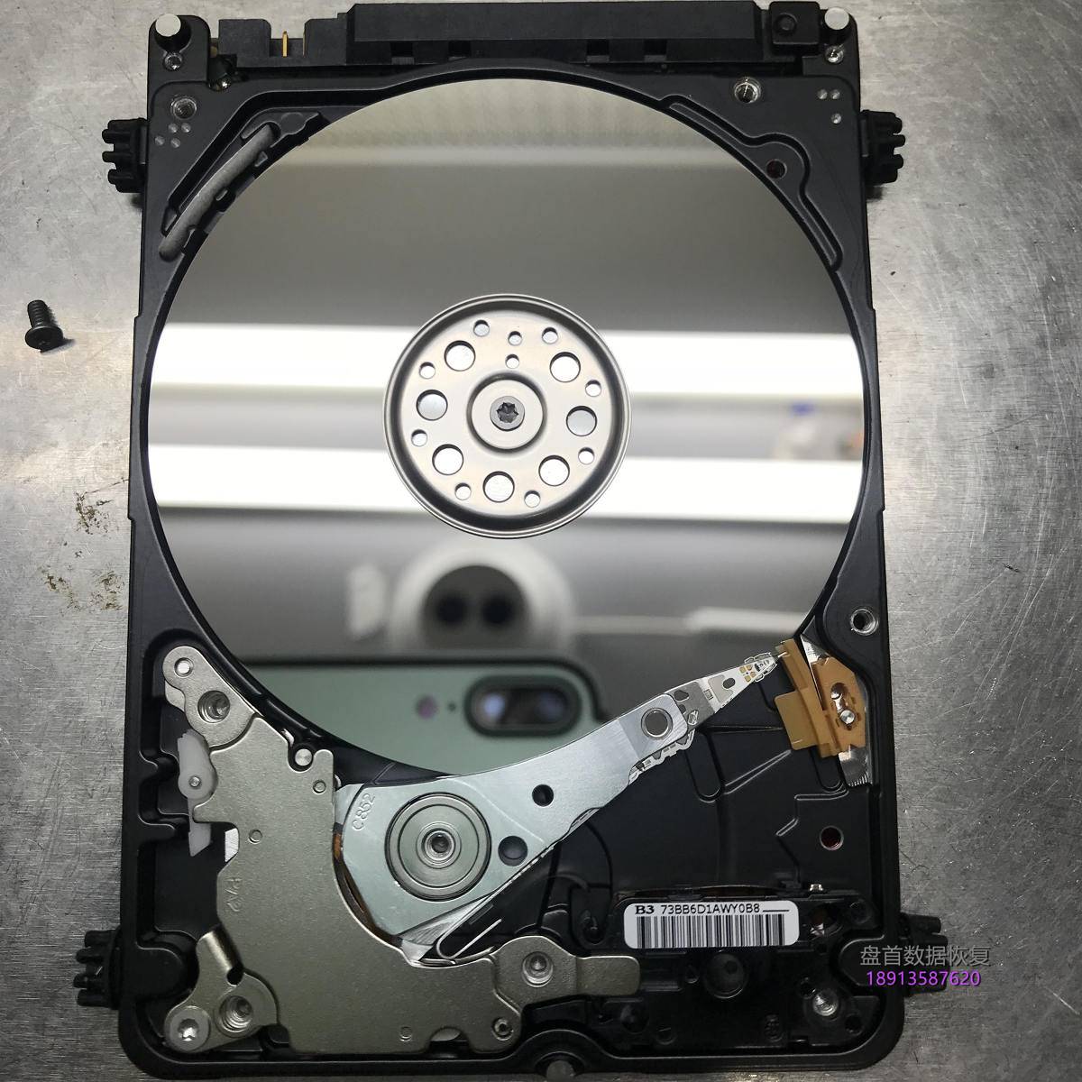 WD Elements 1TB移动硬盘WD10SMZW-11Y0TS0开盘数据恢复成功