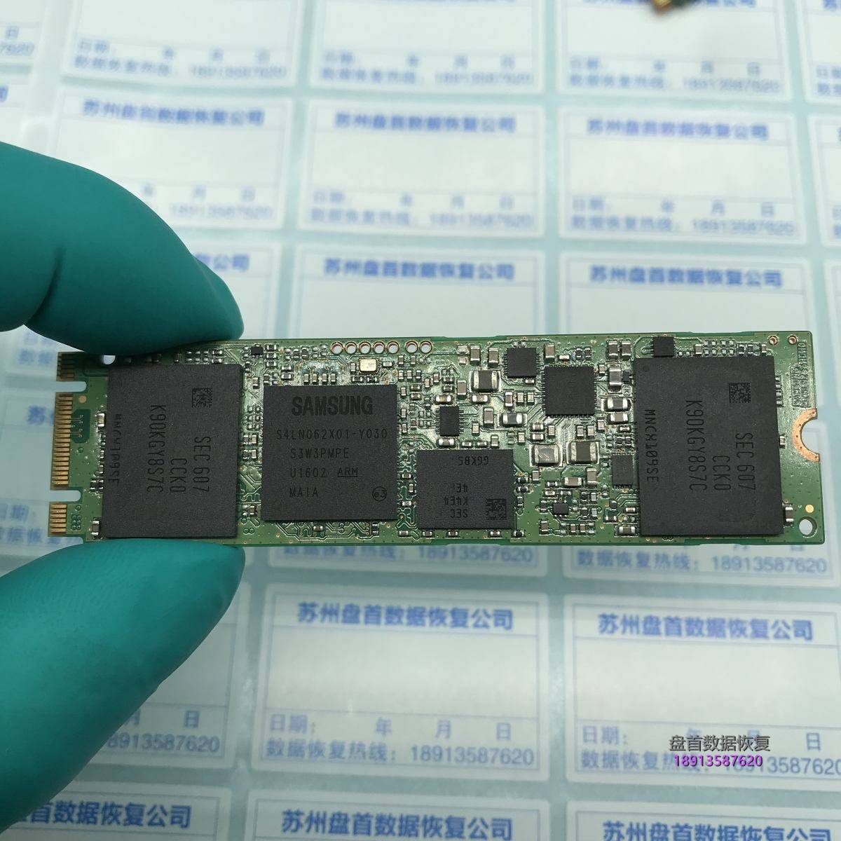 三星PM871 MZNLN256HCHP-000H1 SSD无法识别BitLocker分区加密数据恢复成功