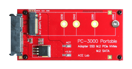 PC-3000 固态硬盘系统。支持的 SSD 列表（定期更新，版本 3.0.3）
