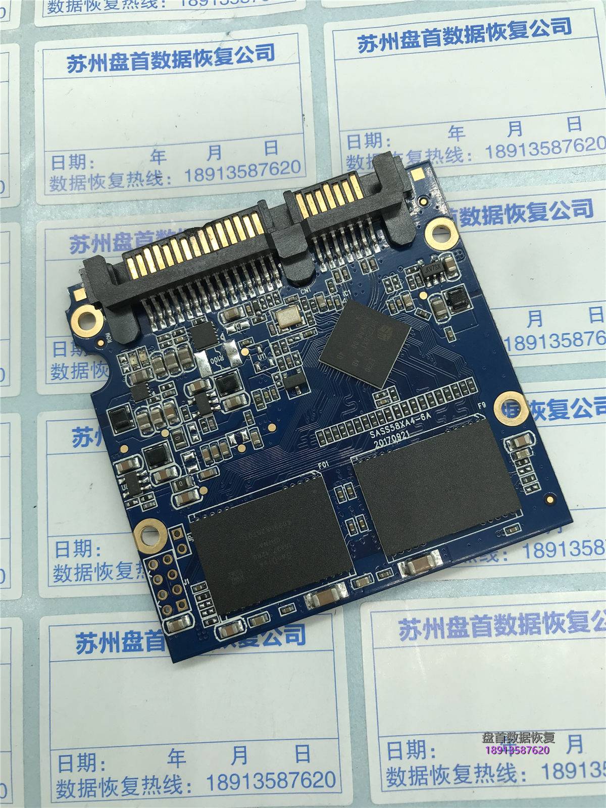 联想SL500无法识别PC3000显示BSY忙状态SM2258XT主控的SSD固态硬盘数据恢复成功