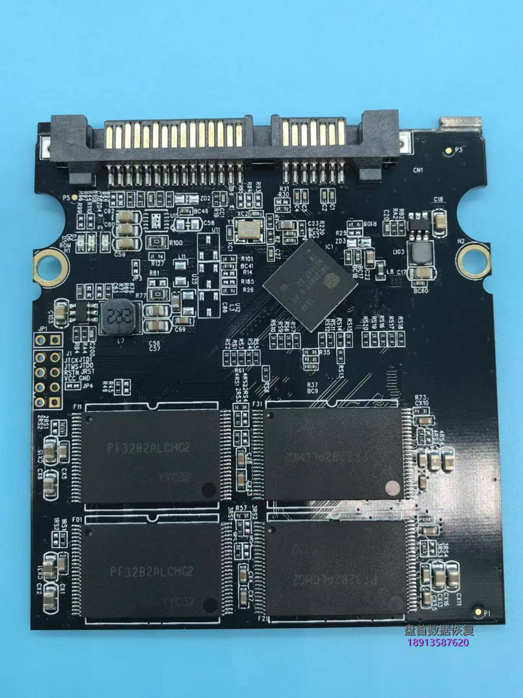 SM2258XT德乐120G固态硬盘掉盘不认盘无法读取数据恢复成功