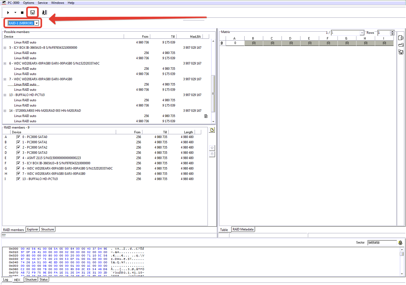 PC-3000 Data Extractor RAID Edition案例研究,从典型的Linux RAID中恢复数据