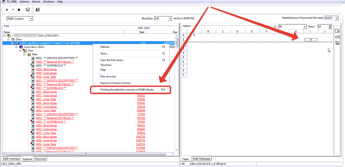 PC-3000 Data Extractor RAID Edition案例研究,从典型的Linux RAID中恢复数据