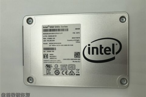 英特尔Intel 360G SSD固态硬盘 主控为SM2258 通电无法识别所有数据完美恢复