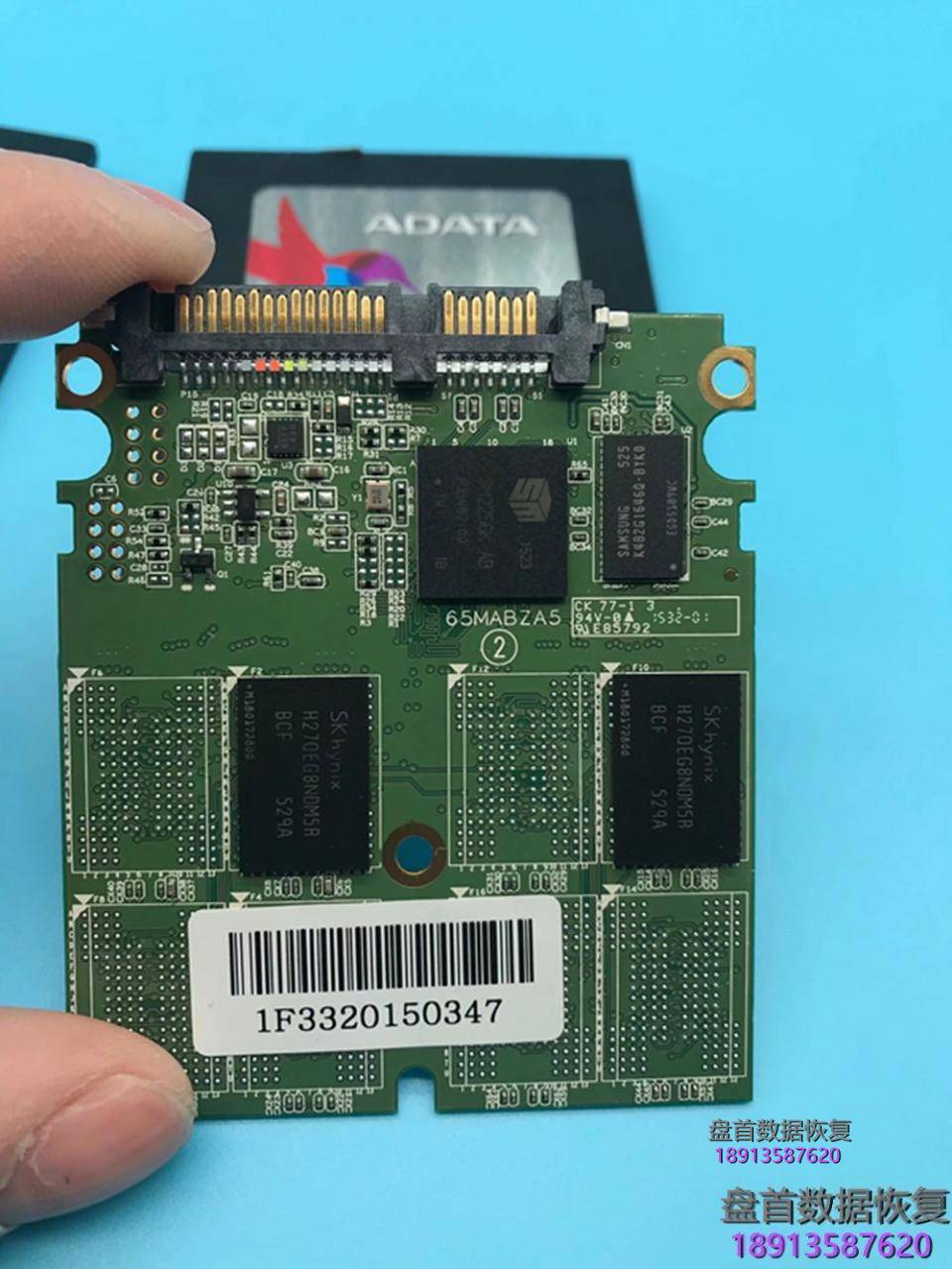 威刚120g固态硬盘SM2256K主控,数据恢复成功