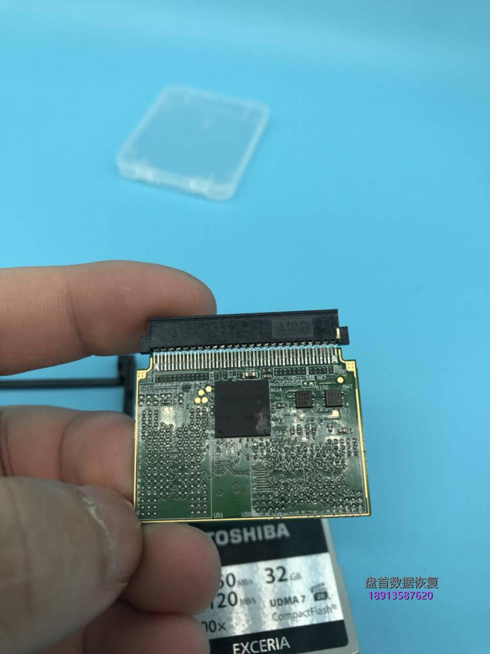 东芝EXCERIA 1000X 32GB 高速CF卡 无法识别数据恢复成功
