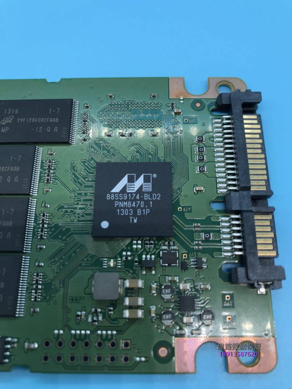 RealSSD美光C400主控Marvell88SS9174 SSD固态硬盘掉盘后无法访问数据恢复成功