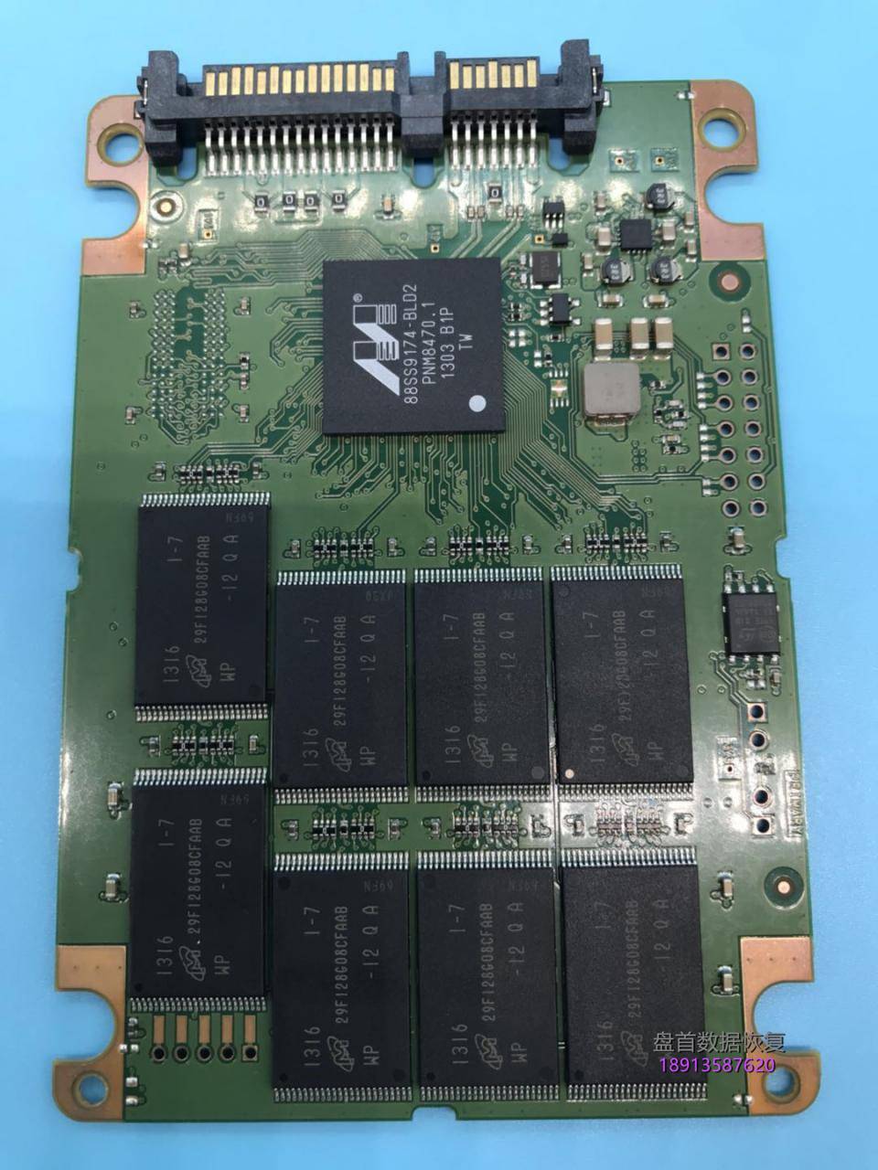 RealSSD美光C400主控Marvell88SS9174 SSD固态硬盘掉盘后无法访问数据恢复成功