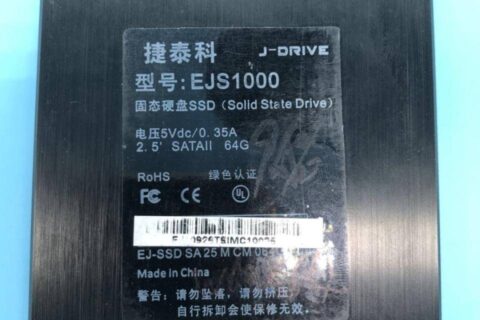 捷泰科EJS1000 64GSSD固态硬盘掉盘不认盘无法识别数据恢复成功