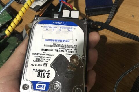 WD20NMVW移动硬盘盘片划伤数据恢复成功