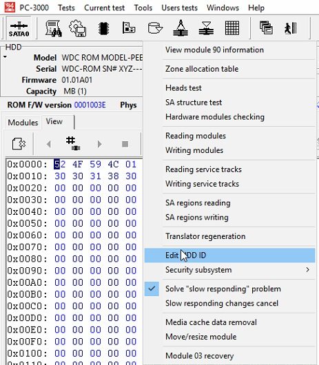 PC3000 for HDD如何处理西数2.5″硬盘的”VSC ERR INV FUNC CODE REQ”错误
