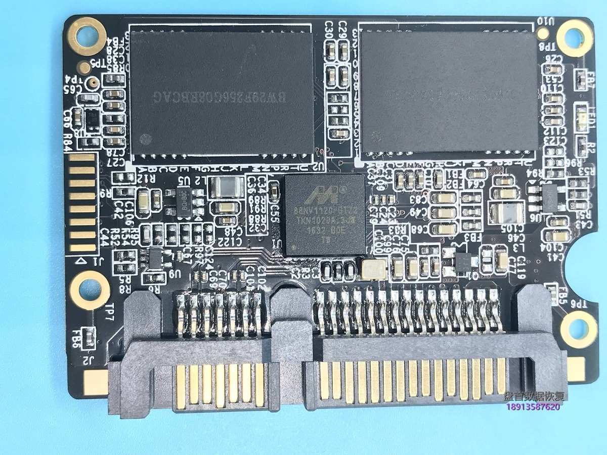 88NV1120掉固件无法识别HP S600固态硬盘开机卡死在LOGO界面不读盘无法读取数据恢复成功