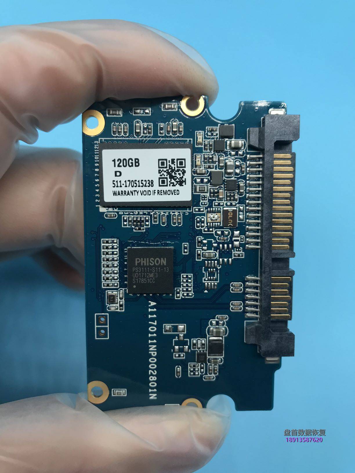 成功修复杂牌120G固态硬盘突然损坏识别成SATAFIRM S11故障这是群联PS3111固件损坏导致的通病