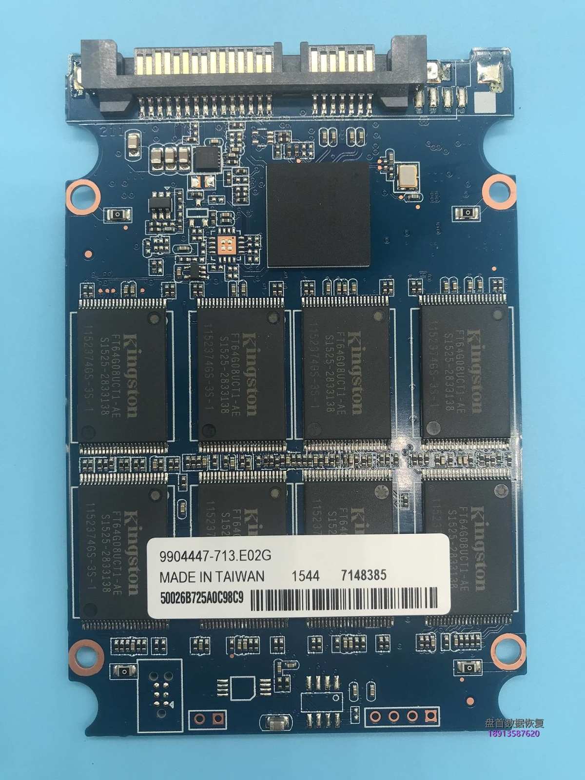 SF-2281VB4主控金士顿KC300固态硬盘损坏后变成SandForce(20026BB)0.0MB 不读盘修复