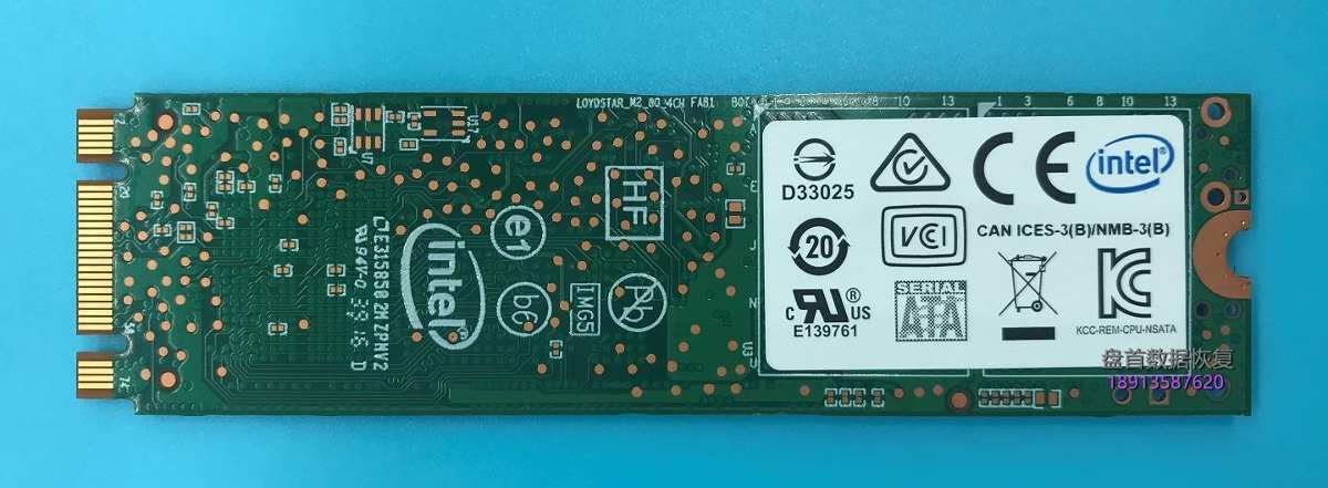 SSD固态硬盘开机卡LOGO界面无法识别不读盘修复SSDSCKKF240H6L英特尔恢复成功