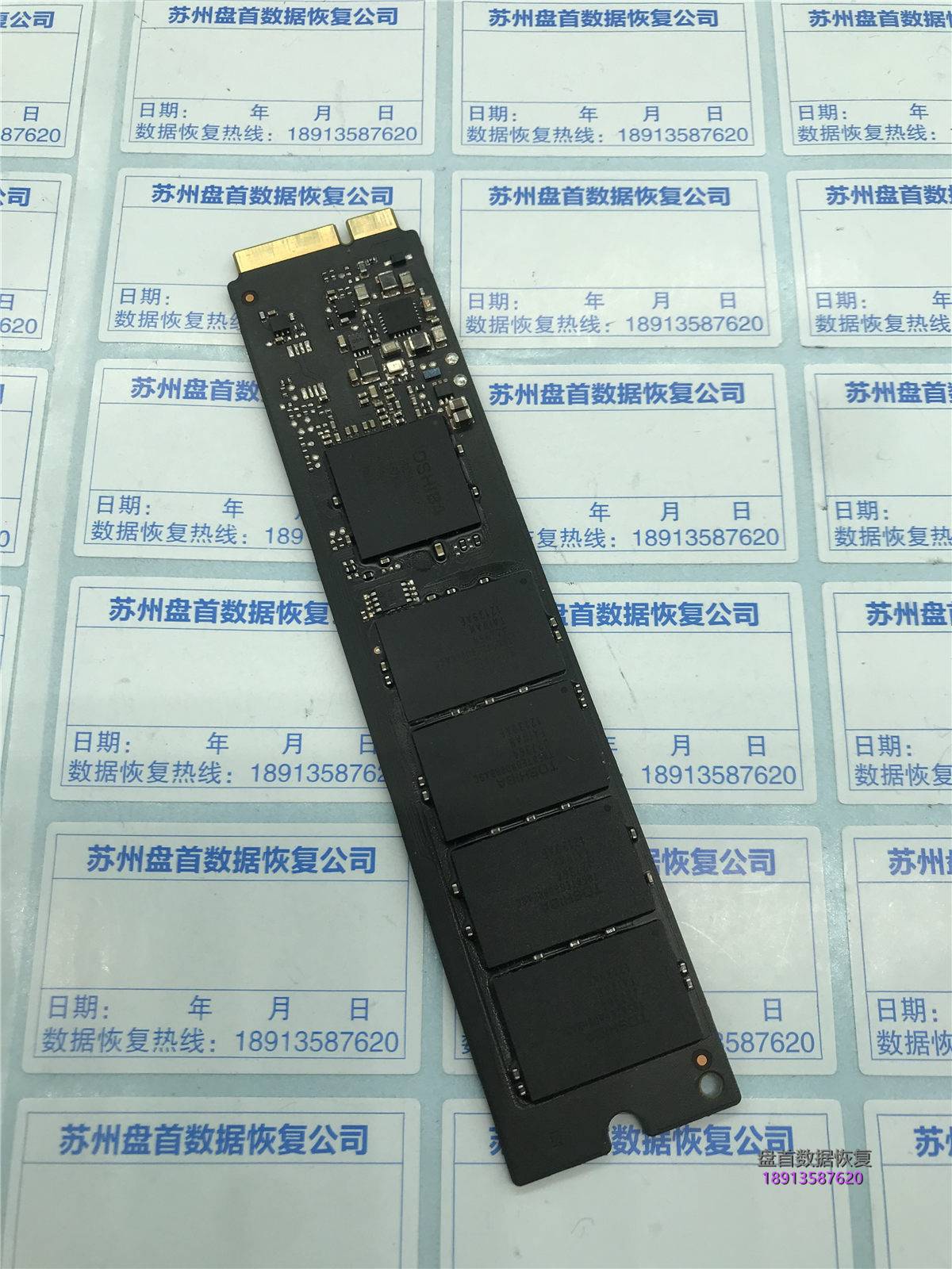 MacBook air固态硬盘损坏数据恢复成功主控TC58NC5HJ8GSB东芝SSD