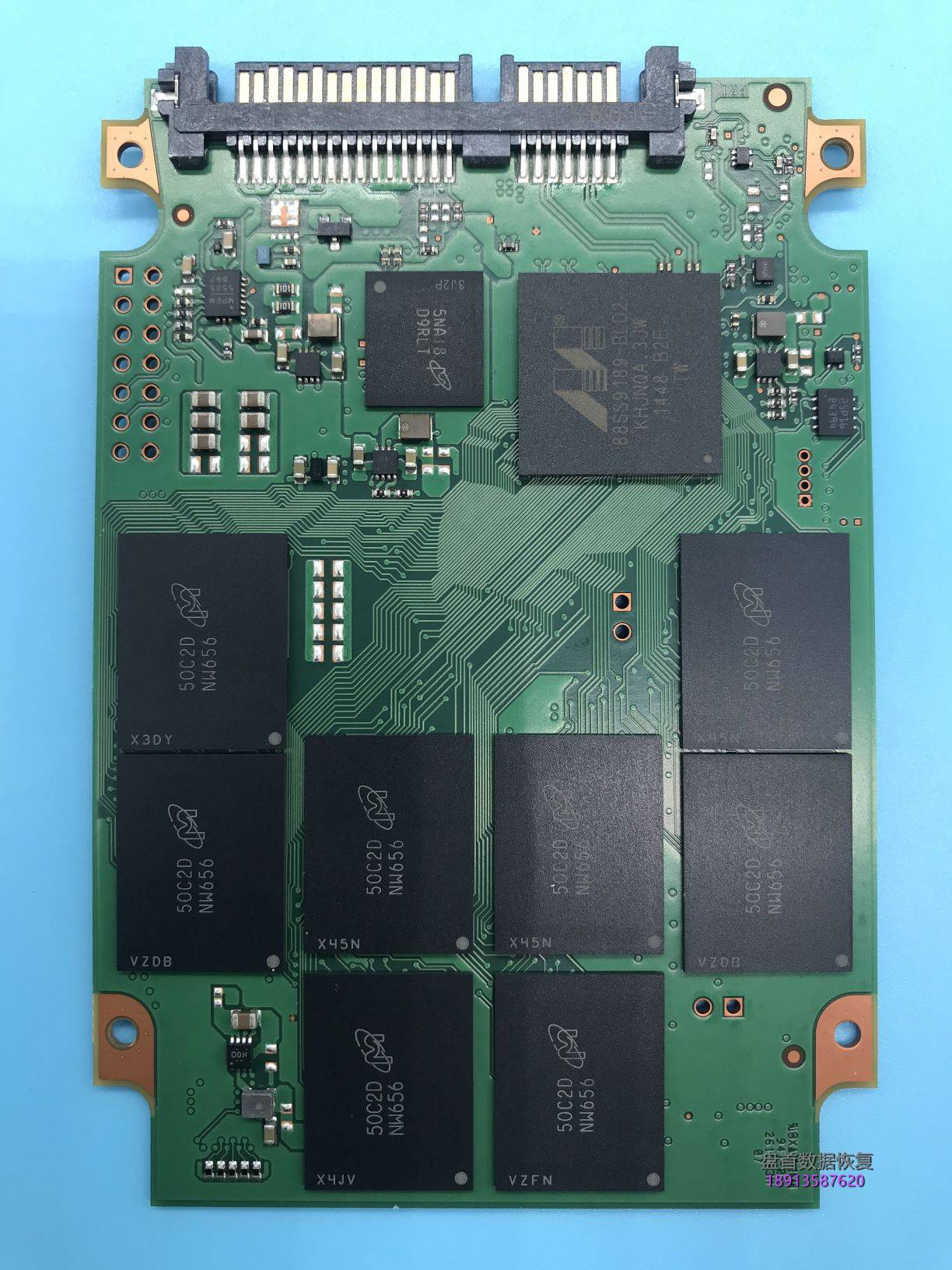 成功修复英睿达MX200 CT250MX200SSD1掉盘无法识别读不出数据恢复成功