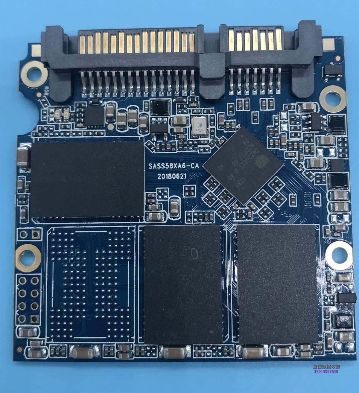 朗科N530S480G SSD固态硬盘SM2258XT主控掉盘无法识别数据成功恢复