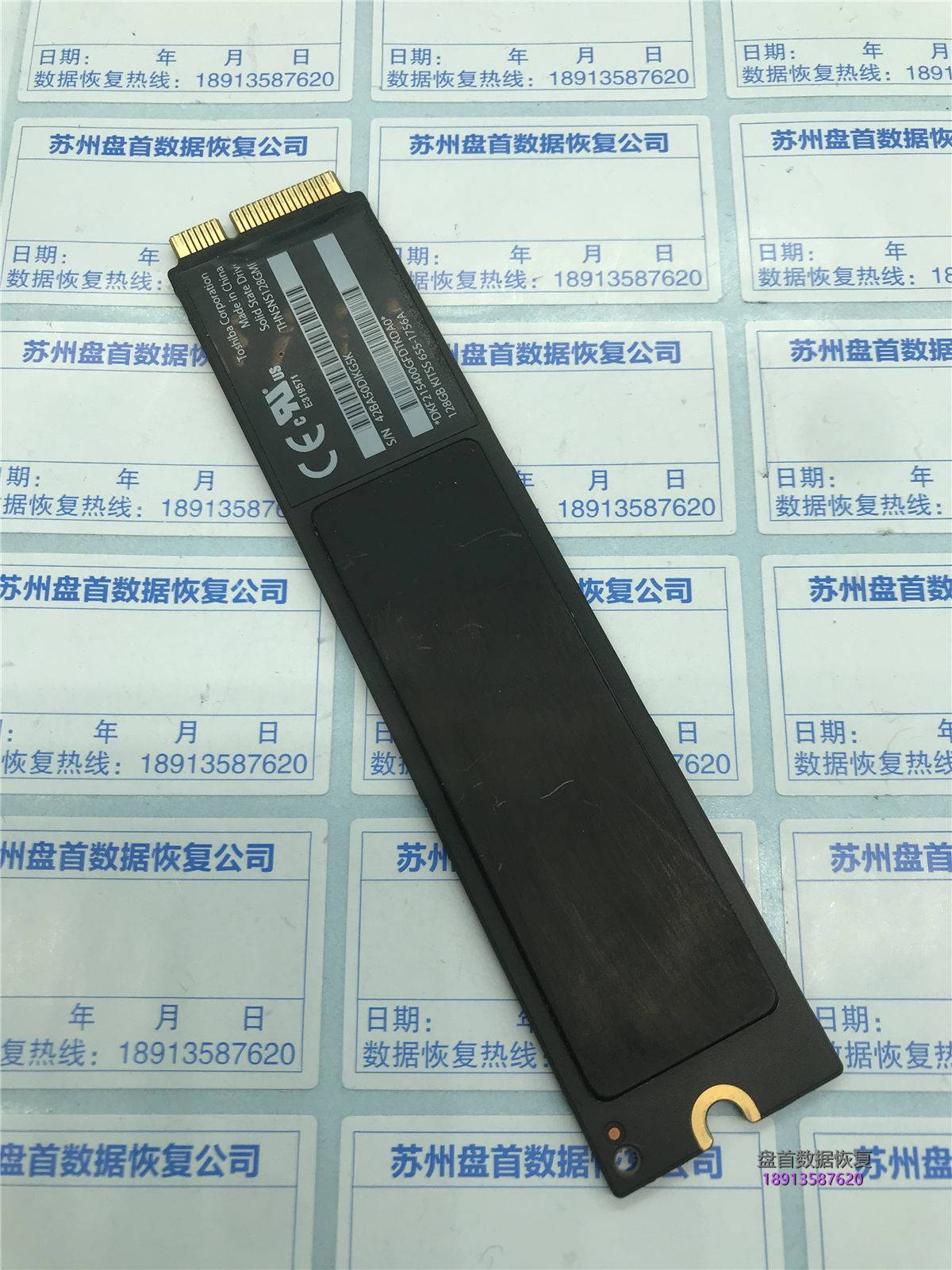 MacBook air固态硬盘损坏数据恢复成功主控TC58NC5HJ8GSB东芝SSD