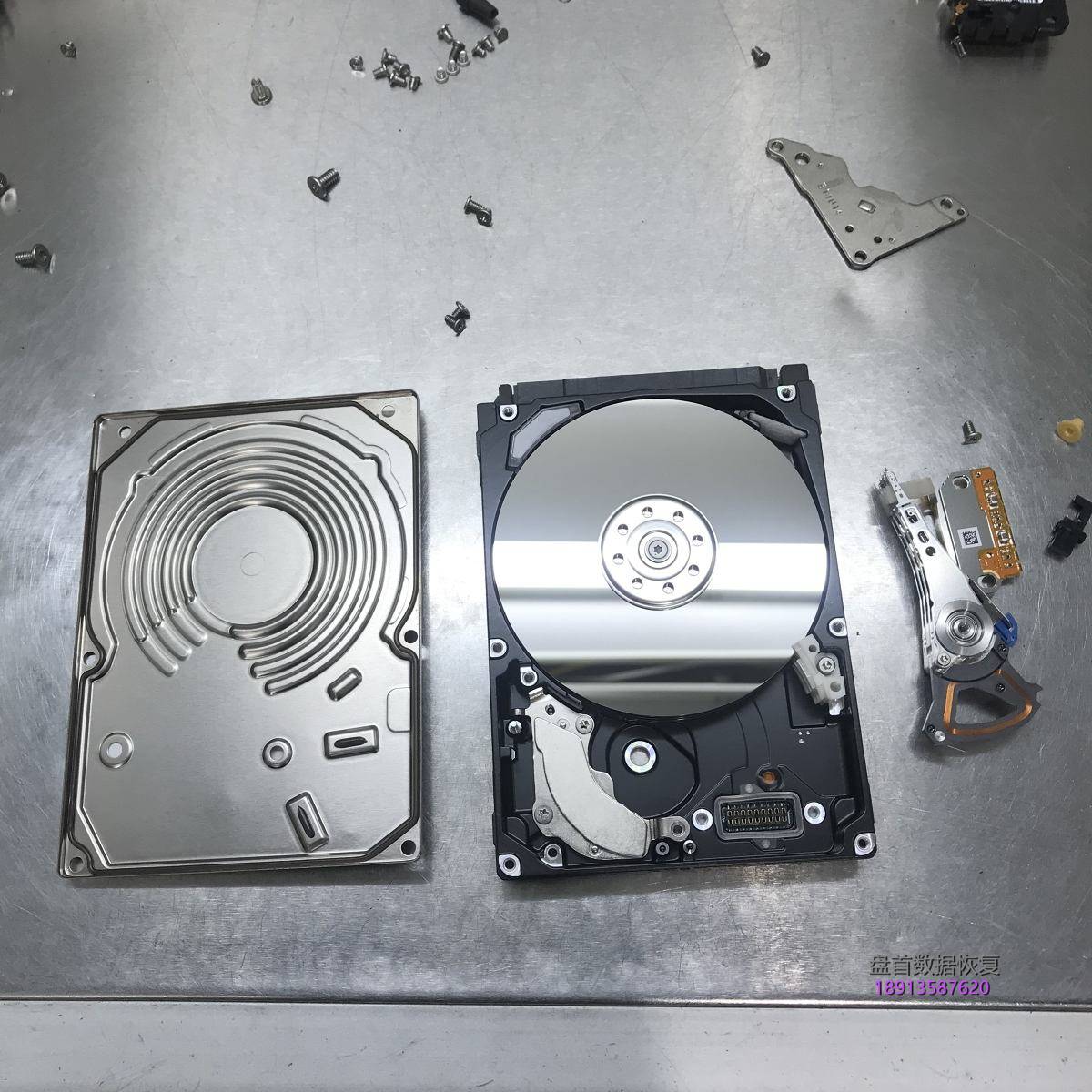 东芝硬盘MK1059GSM二次开盘数据恢复成功
