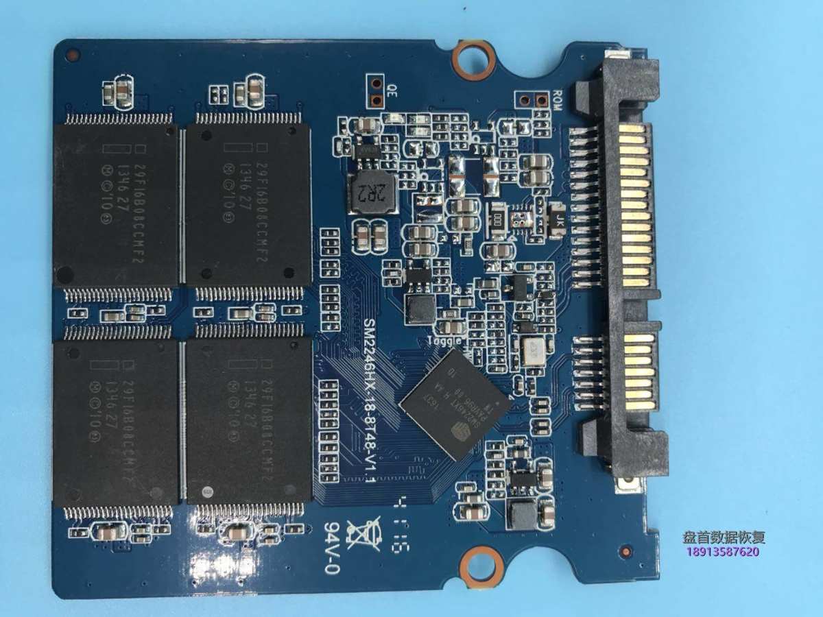 SM2246XT主控型号SSD固态硬盘不认盘无法识别掉盘不读盘数据恢复成功
