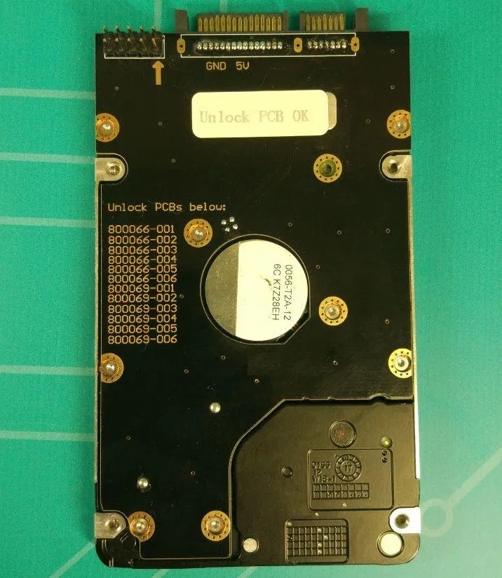 WD SMR叠瓦式硬盘如何解锁Palmer SATA PCB并将其用于将来的解锁