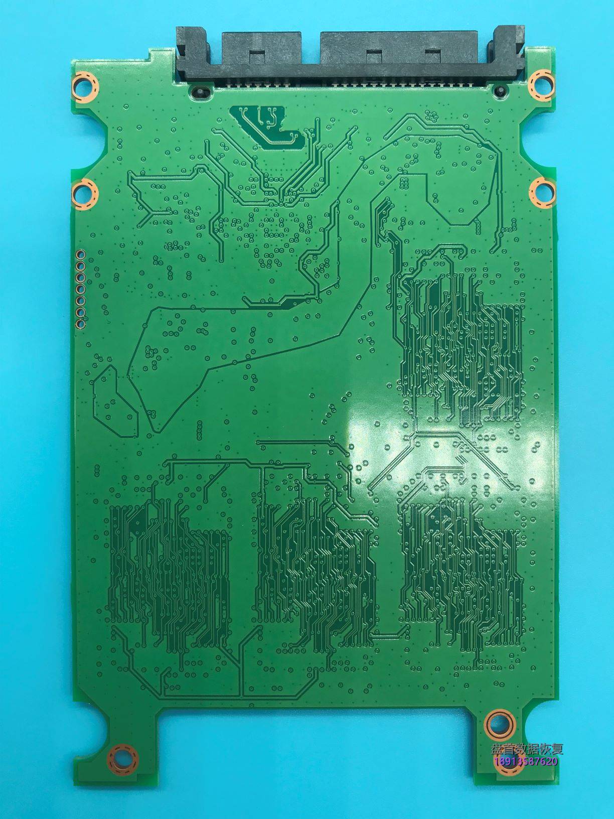 三星SSD固态硬盘无法识别读不出数据三星840 MZ-7TD120掉盘卡LOGO数据恢复成功