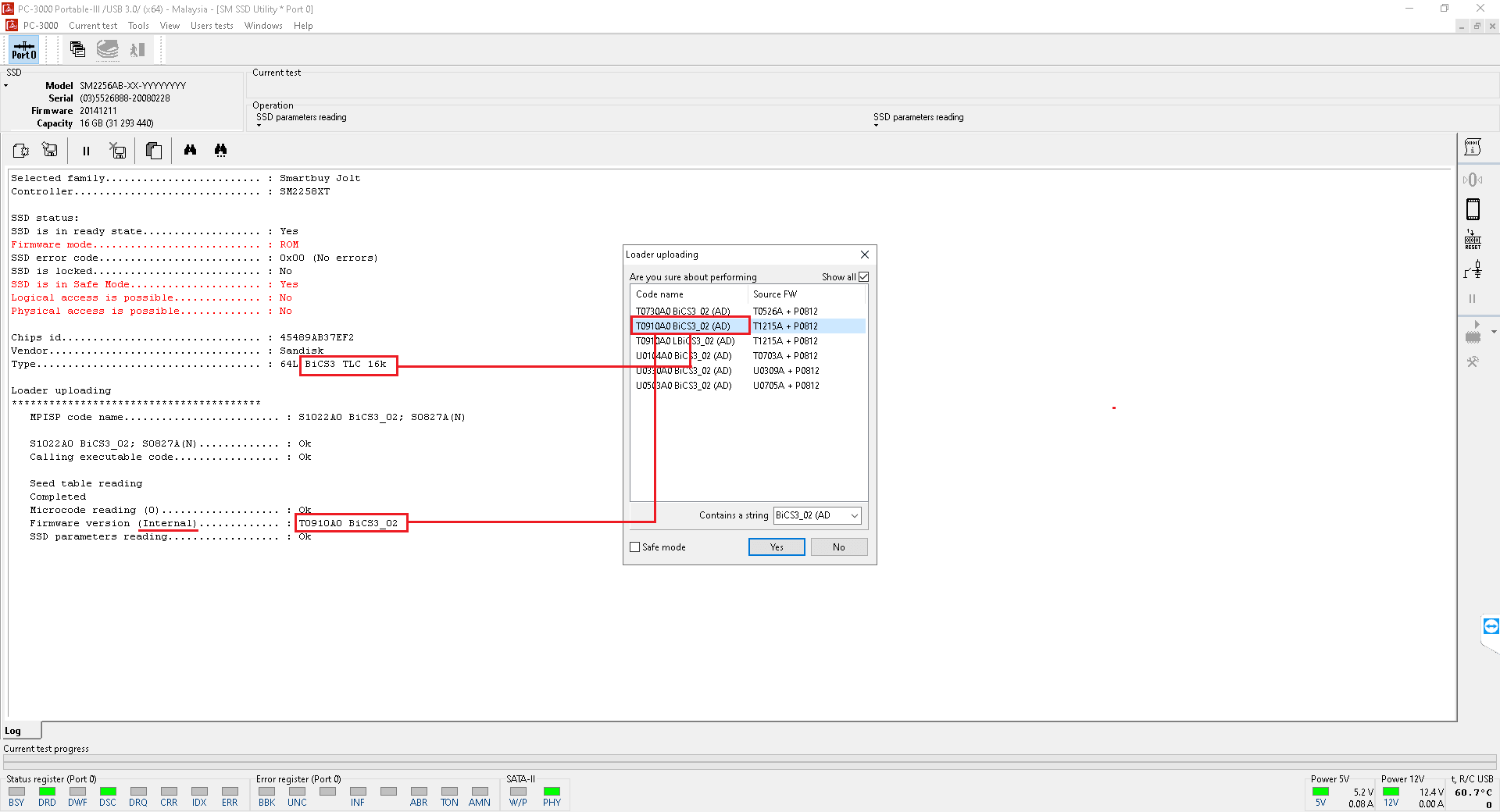 PC3000 SSD如何为 SM2258XT/SM2259XT/XT2 选择正确的loader